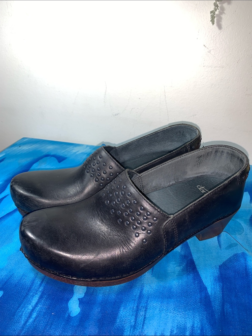 Dansko clogs shoes women’s size 10.5/EU 41 Black leather